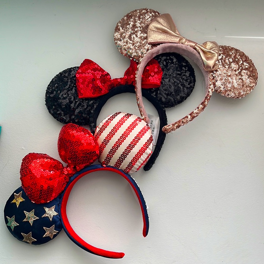 *EUC* set of 3 Minnie Ears